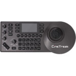 Controlador remoto NDI PTZ multifuncional CineTreak CT-CR02 con vista previa NDI HX y control de joystick