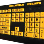 Adesso EasyTouch 132 Luminoso 4x Teclado de escritorio multimedia con impresión grande - Imagen 5