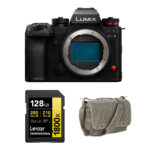 Cámara sin espejo Panasonic LUMIX S1R II con paquete básico