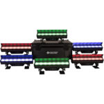 American DJ ElectraPix Bar 8 Pak RGBAL+UV LED Bar Light (6-Light Kit)
