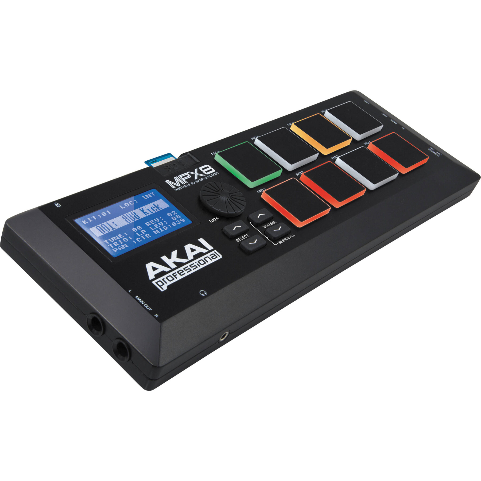 f7851630973190623f694d4720cbe4b1.jpg Controlador de almohadilla de muestra SD Akai Professional MPX8 - Imagen 1