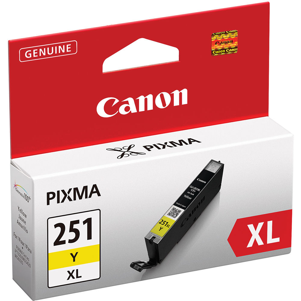 f7934538bb175be3998ec91335791ea7.jpg Canon CLI-251Y XL High-Capacity Yellow Ink Tank - Imagen 1