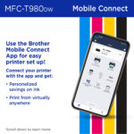 Impresora todo en uno de inyección de tinta a color inalámbrica Brother MFC-T980DW INKvestment Tank con hasta 3 años de tinta - Imagen 8