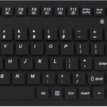 Adesso SlimTouch 270 Teclado táctil antimicrobiano impermeable (negro) - Imagen 6