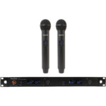 Sistema inalámbrico de doble canal Audix AP42 Performance Series con dos transmisores portátiles H60/OM2 (522 a 554 MHz)
