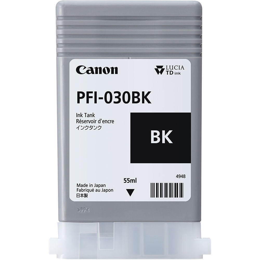 f8b98018ba5ac7b17afb08167f30a837-1.jpg Canon PFI-030 Black Ink Tank (55mL) - Imagen 1