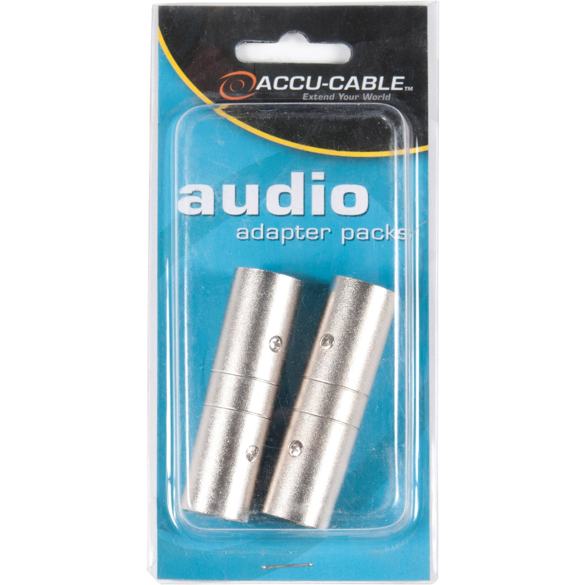 f8da7614748ecf1f43a5ec1df9b25e06.jpg American DJ 3-Pin XLR Male to 3-Pin XLR Male Adapter (2-Pack) - Imagen 1