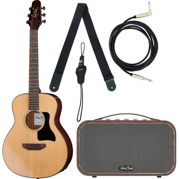 f90a4139b410c789f205d1ca89a8abf0.jpg Harley Benton GS-Travel-E Spruce Bundle - Imagen 1