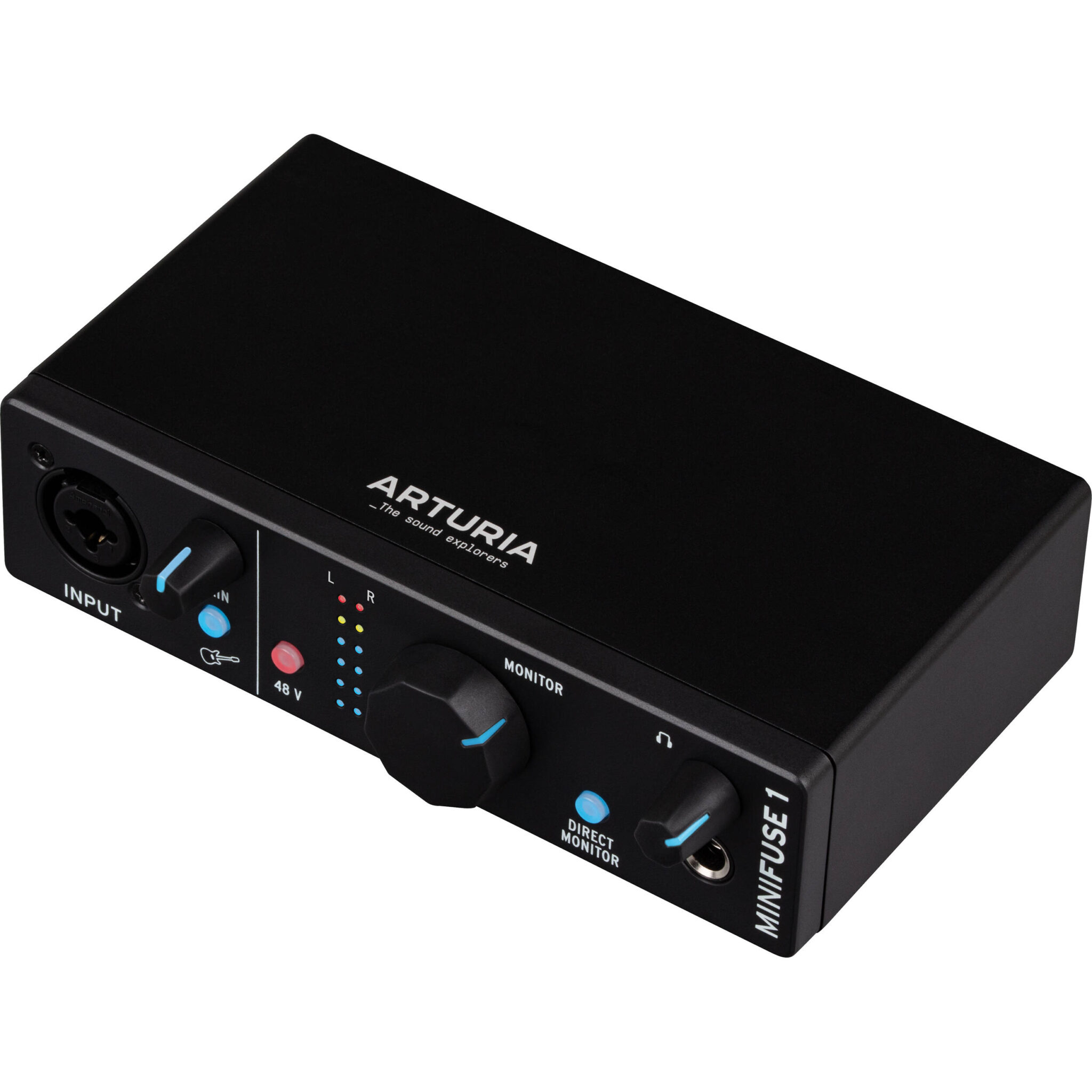 f9f7b0e1197d45ca3b9fa3ea9d2ed63d.jpg Arturia MiniFuse 1 Interfaz de audio portátil 1x2 USB tipo C (negro) - Imagen 1