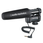 Audio-Technica AT8024 Micrófono estéreo/mono para montaje en cámara
