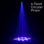 American DJ Focus Spot 4Z 200W LED Moving Head with Motorized Focus & Zoom (Pearl) - Imagen 7