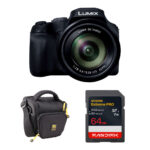 Cámara digital Panasonic LUMIX FZ80D con paquete básico