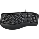Teclado ergonómico de escritorio Adesso con lector de tarjetas inteligentes - Imagen 2