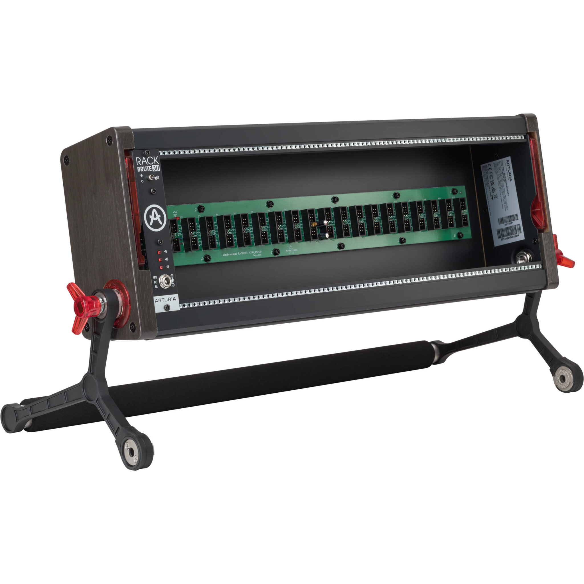 faddc70b66892d0f600972e6e6bb2ef5.jpg Arturia RackBrute 3U Eurorack Case con sistema de enlace integrado (88 HP, Noir) - Imagen 1