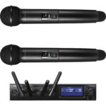 Audio-Technica ATW-1422 System 20 PRO Sistema de micrófono de mano inalámbrico digital para 2 personas (2,4 GHz)