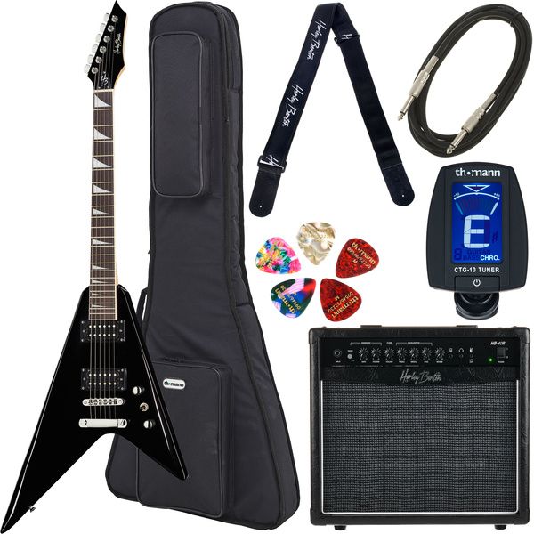 fbc3cde6978f24b16baa5a8b5f9a4f81.jpg Harley Benton R-10 BK Rock Series Bundle 2 - Imagen 1