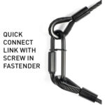 Cable de seguridad American DJ SC5B (31,5", negro) - Imagen 2