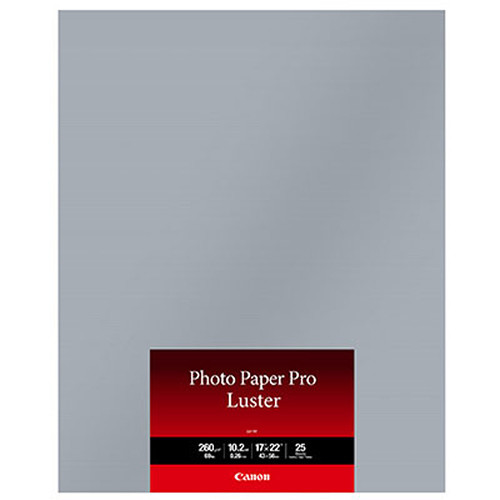 fc88b08190e8e10763f9ae6f22b522ba.jpg Papel fotográfico Canon Pro Lustre (17 x 22", 25 hojas) - Imagen 1