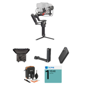 Kit combinado de estabilizador de cardán DJI RS 4 Pro con estuche rígido y mango lateral