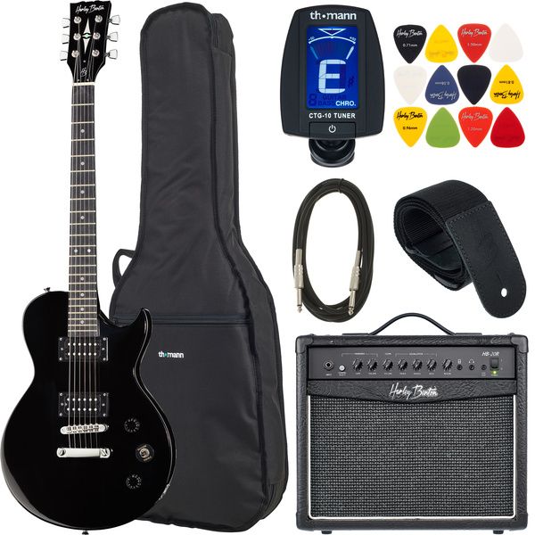 fdafa0e201c2796a71bef1ac6a7cdfff.jpg Harley Benton SC-200 BK Student Serie Bundle - Imagen 1
