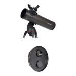 Celestron NexStar 130SLT 130 mm f/5 Telescopio reflector y kit de filtro solar EclipSmart