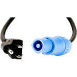 American DJ Locking Power Cable to Edison Cable, 50' - Imagen 2